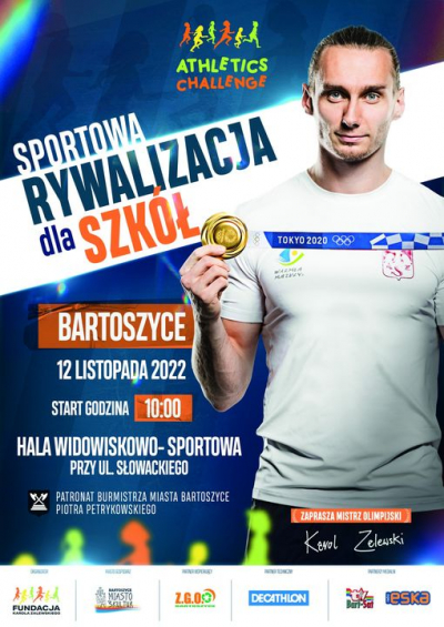 Athletics Challenge z mistrzem olimpijskim Karolem Zalewskim już niedługo w Bartoszycach!