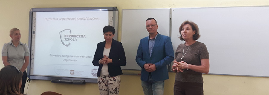 Szkolenie Rady Pedagogicznej na temat bezpieczeństwa